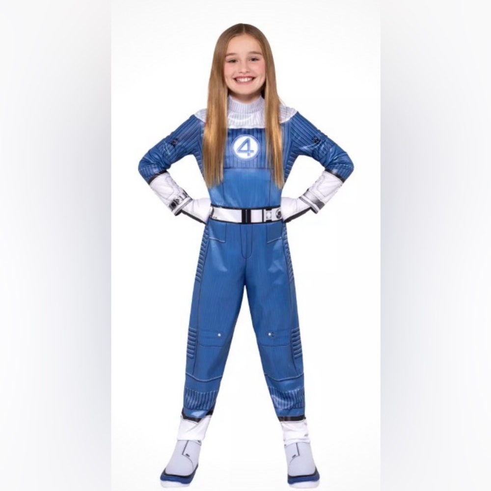 Invisible Woman Costume for Kids – The Fantastic Four: First Steps Size S 6-6X